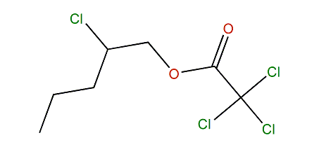 2-Chloropentyl trichloroacetate